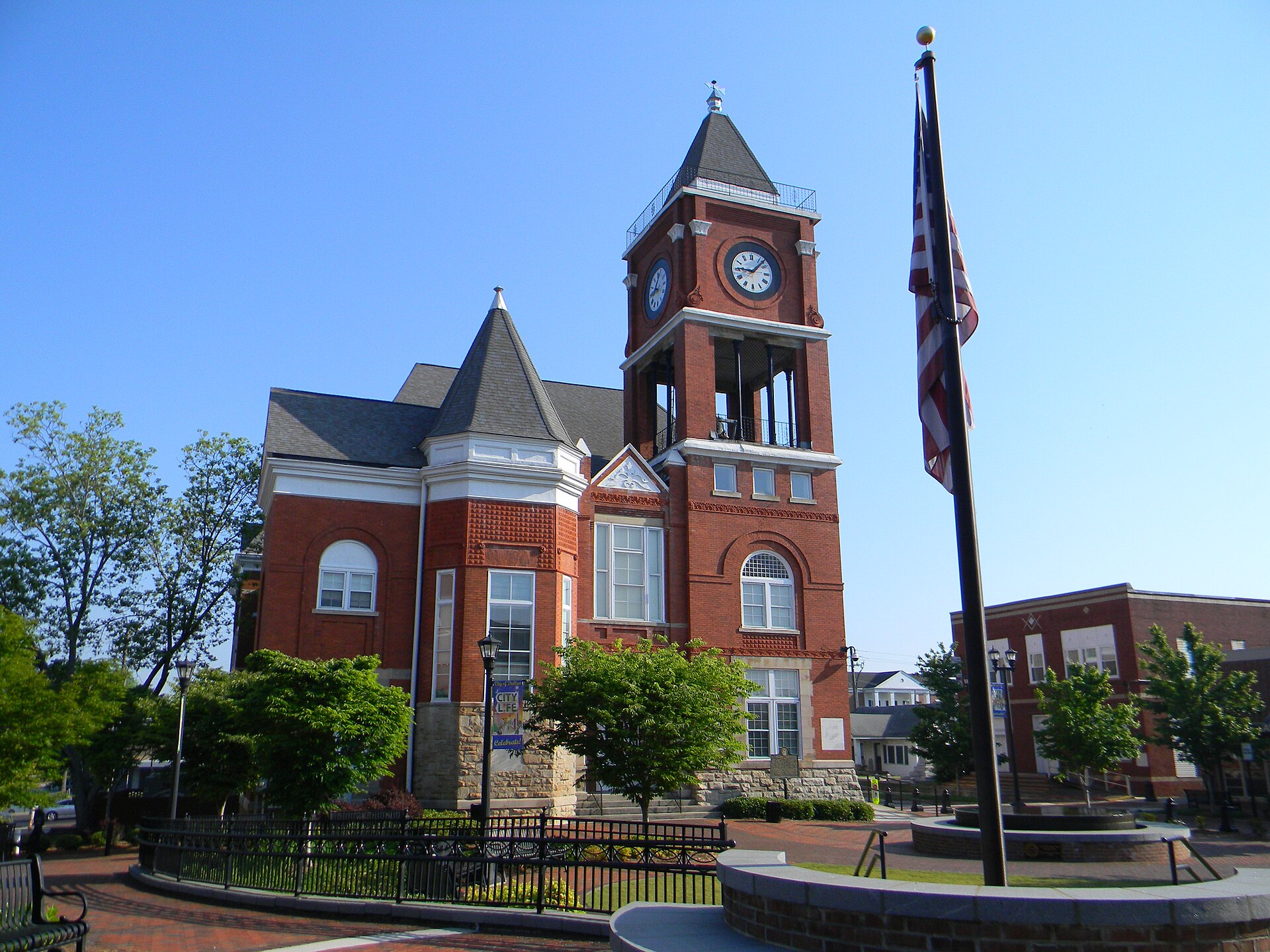 The historic Paulding County Courthouse in downtown Dallas