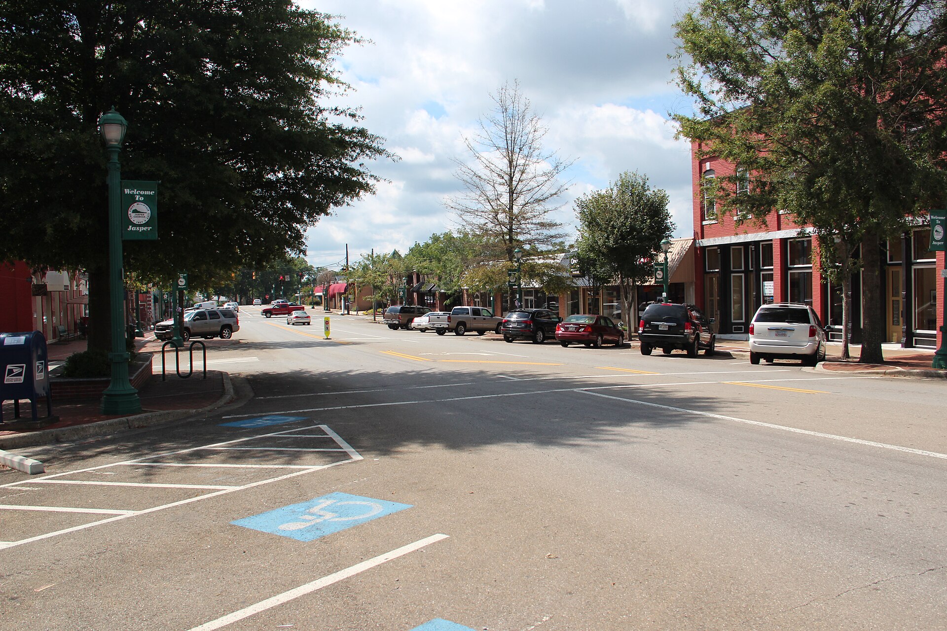Main Street in downtown Jasper